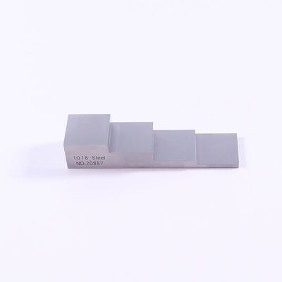 4 Step Ultrasonic Calibration Block with 0.1-0.2-0.4-0.6 Inch Thickness in 1018 Steel for Ultrasonic Testing