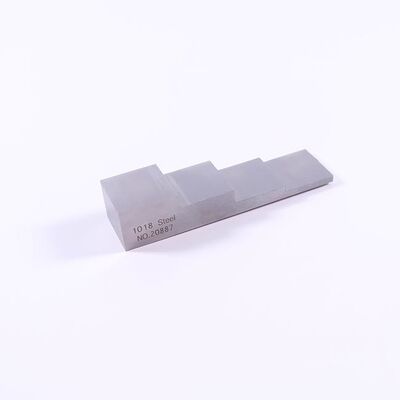 4 Step Ultrasonic Calibration Block with 0.1-0.2-0.4-0.6 Inch Thickness in 1018 Steel for Ultrasonic Testing