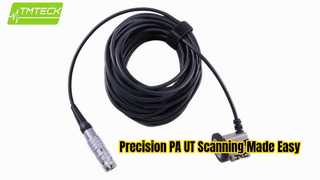 TMTeck Universal Mini-Wheel Encoder, συμβατός με Olympus NDT Standard PA Wedges for Phased Array